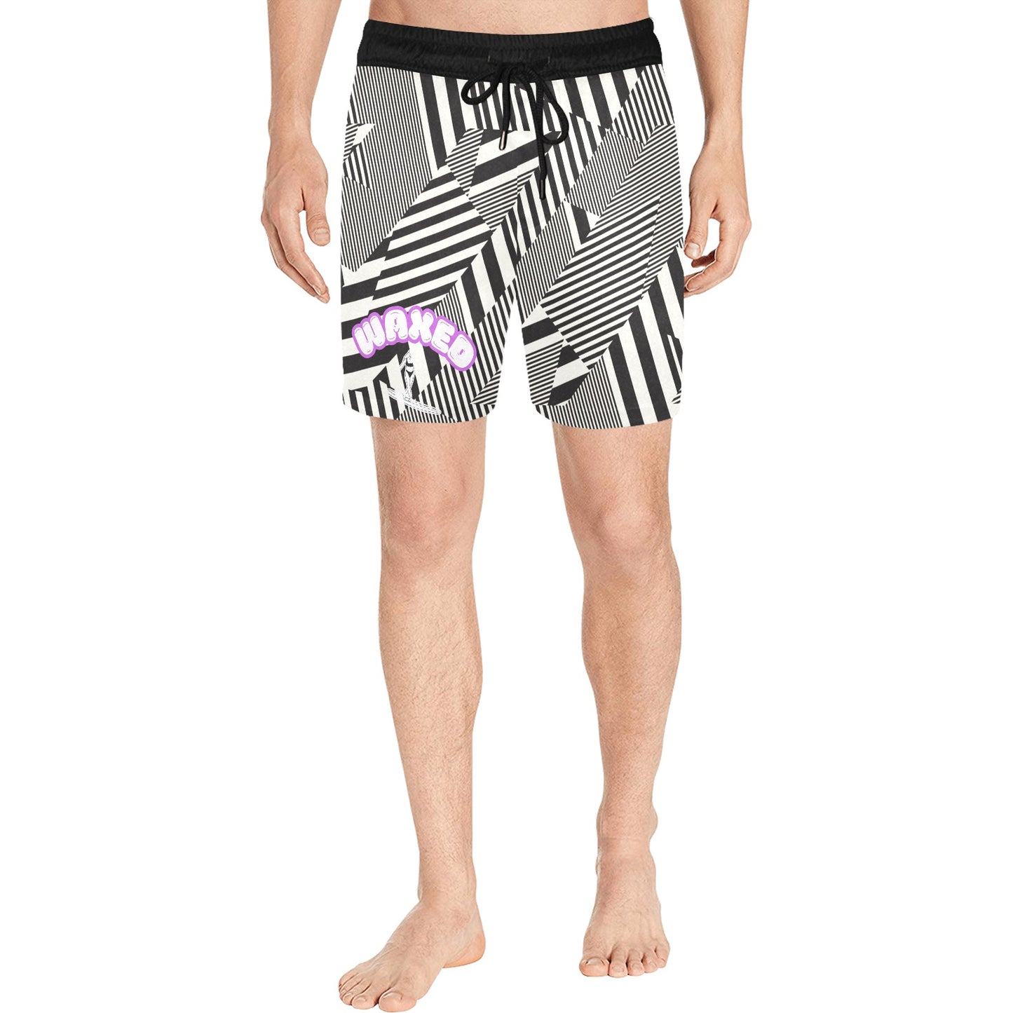 waxed Swim Shorts - Roller