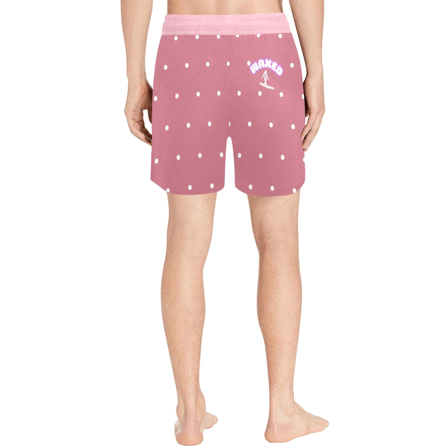 WAXED Men's Mid-Length Swim Shorts - Roller