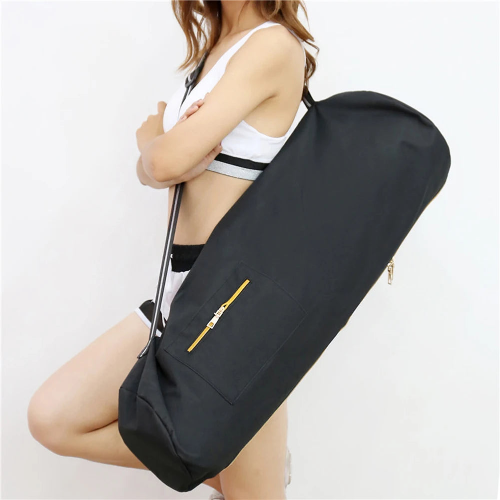 80cm Fitness Storage Bag Multifunctional Oxford Yoga Mat Storage Pocket Large Capacity Lightweight Foldable for Outdoor Camping - Roller