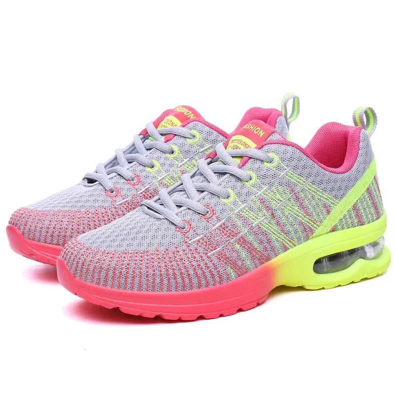 Running Shoes for Women Outdoor Breathable Fashion Womens Jogging Shoes Fitness Sneakers Colorful Cushion Sneaker Female - Roller