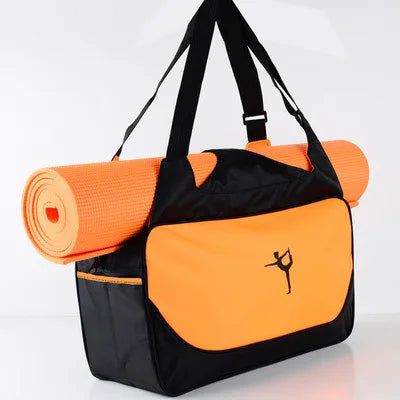 Gym Bag Yoga Mat Tote Bag WITHOUT Yoga Mat Carrier Waterproof Sports Pilates Adjustable Fitness Shoulder Sling Bags Accessories - Roller