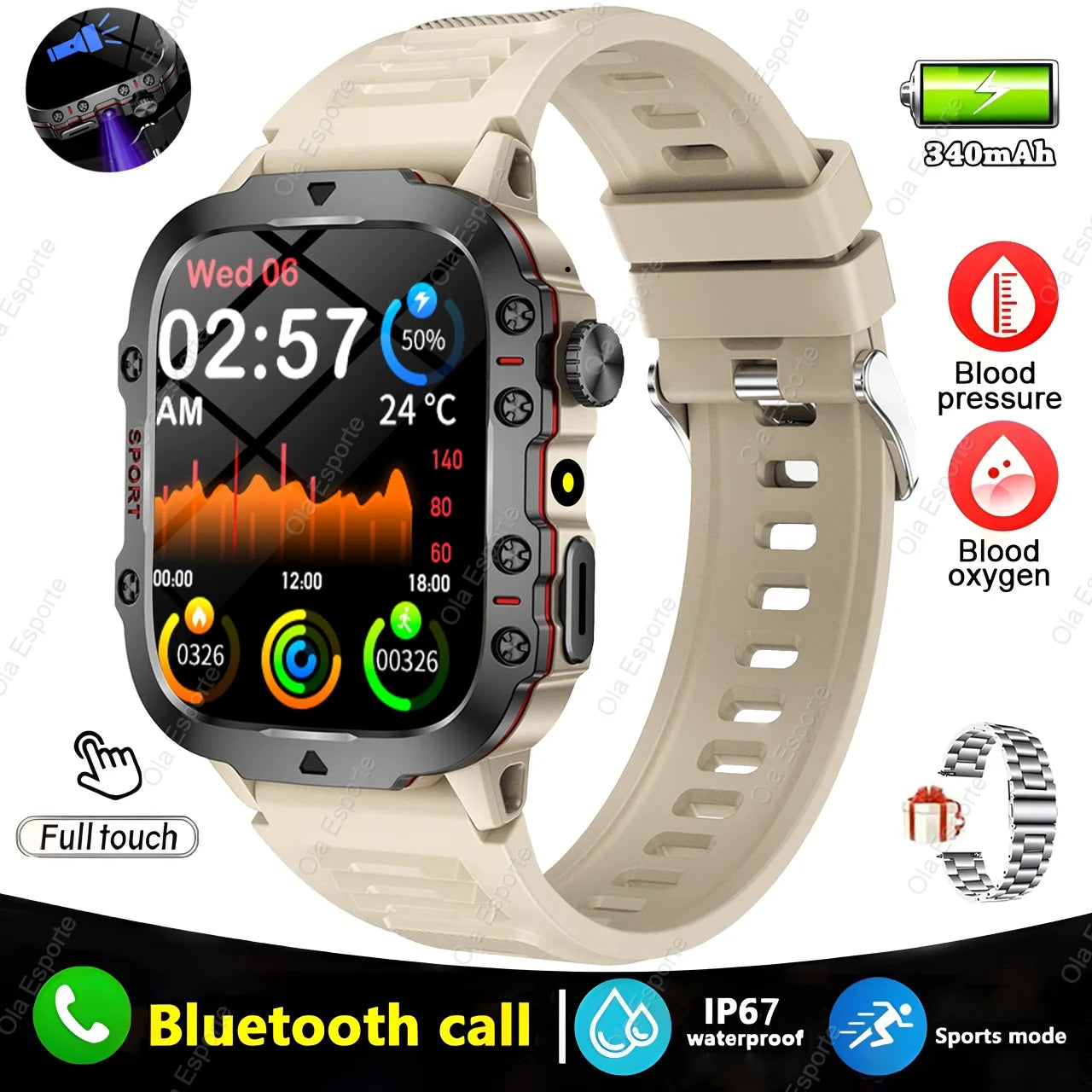 2025 New For Xiaomi Military Smart Watch - Roller