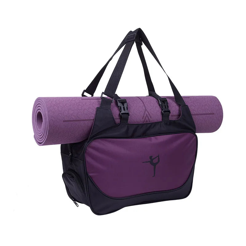 Gym Bag Yoga Mat Tote Bag WITHOUT Yoga Mat Carrier Waterproof Sports Pilates Adjustable Fitness Shoulder Sling Bags Accessories - Roller