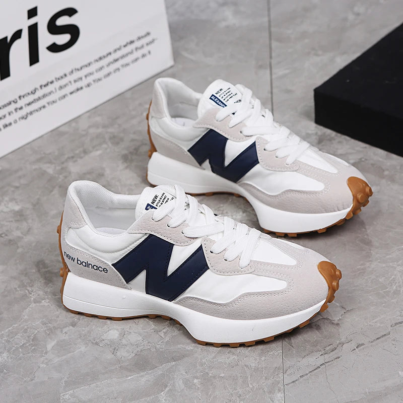 Fashionable and versatile running Forrest Gump women's shoes, thick sole, shock-absorbing, wear-resistant casual sports shoes - Roller