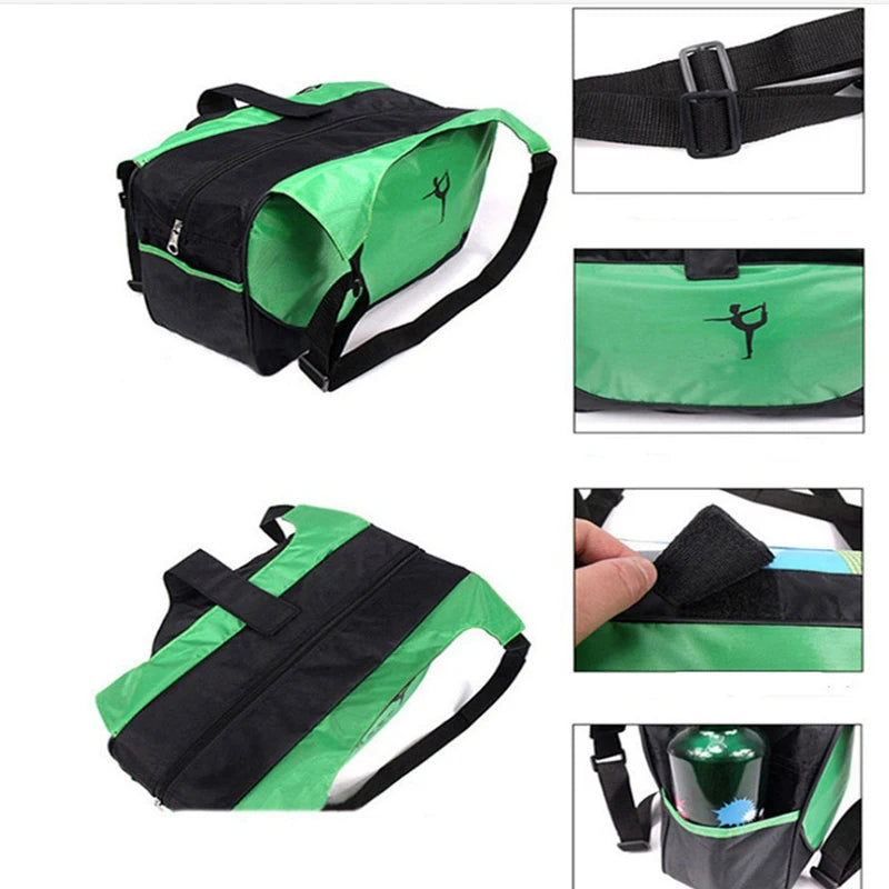 Gym Bag Yoga Mat Tote Bag WITHOUT Yoga Mat Carrier Waterproof Sports Pilates Adjustable Fitness Shoulder Sling Bags Accessories - Roller