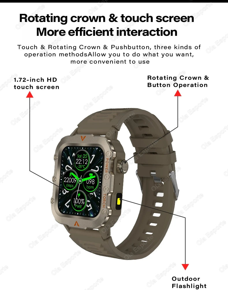 Outdoor Sport Smart Watch with Led Lighting - Roller
