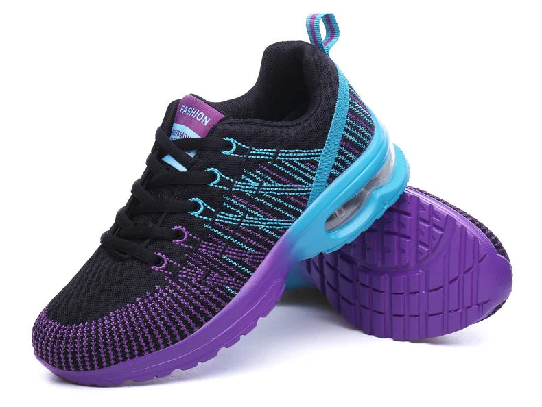 Running Shoes for Women Outdoor Breathable Fashion Womens Jogging Shoes Fitness Sneakers Colorful Cushion Sneaker Female - Roller