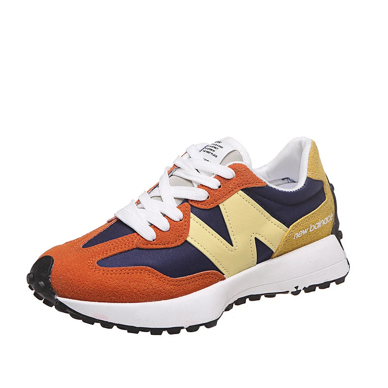 Fashionable and versatile running Forrest Gump women's shoes, thick sole, shock-absorbing, wear-resistant casual sports shoes - Roller