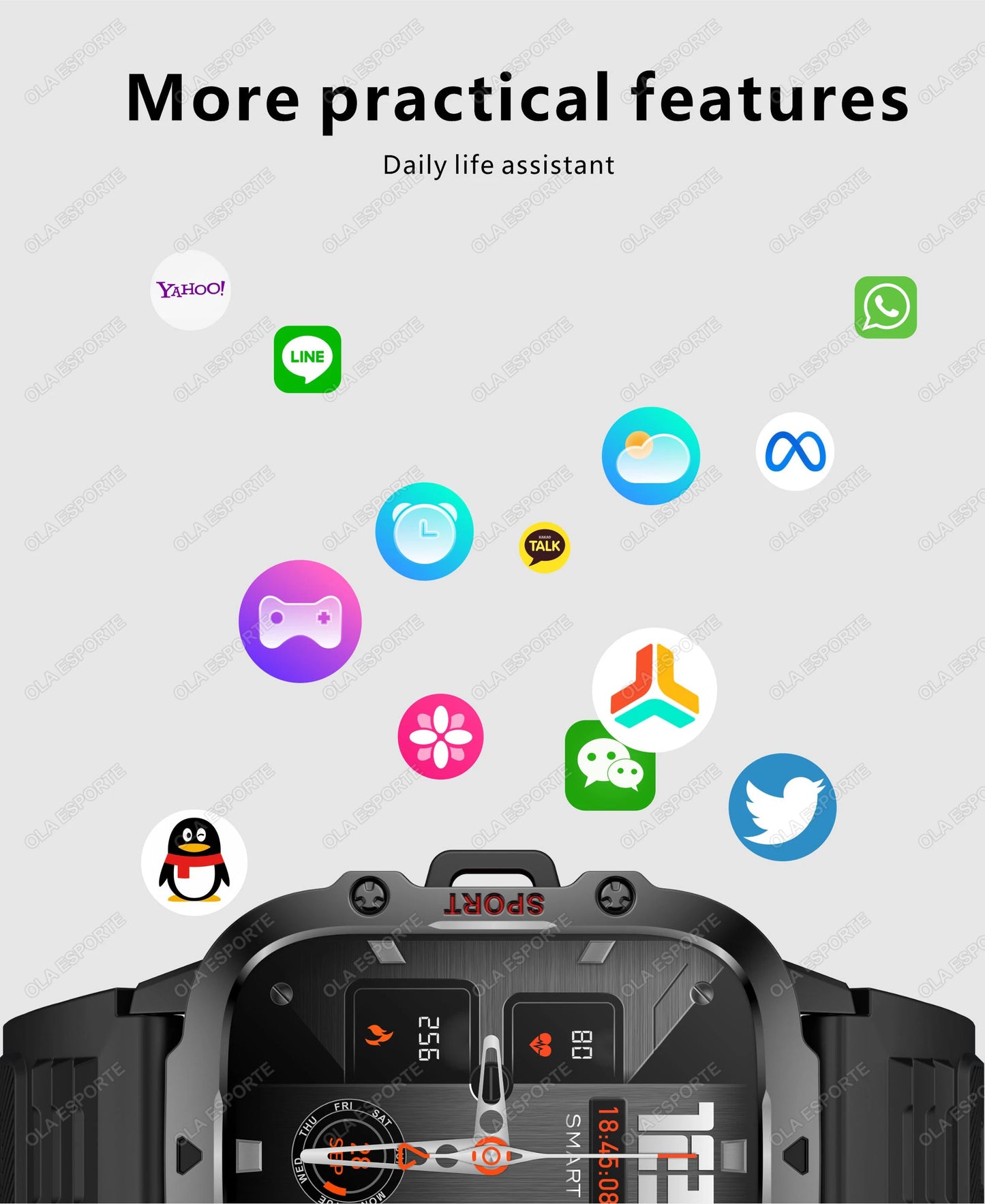 2025 New For Xiaomi Military Smart Watch - Roller