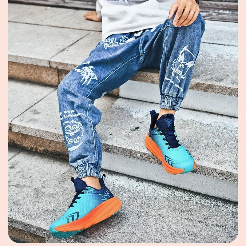 Ultralight Running Shoes Men Women Cushion Jogging Sports Shoes Leisure Sneakers Men Trendy Outdoor Walking Shoes Male Footwear - Roller