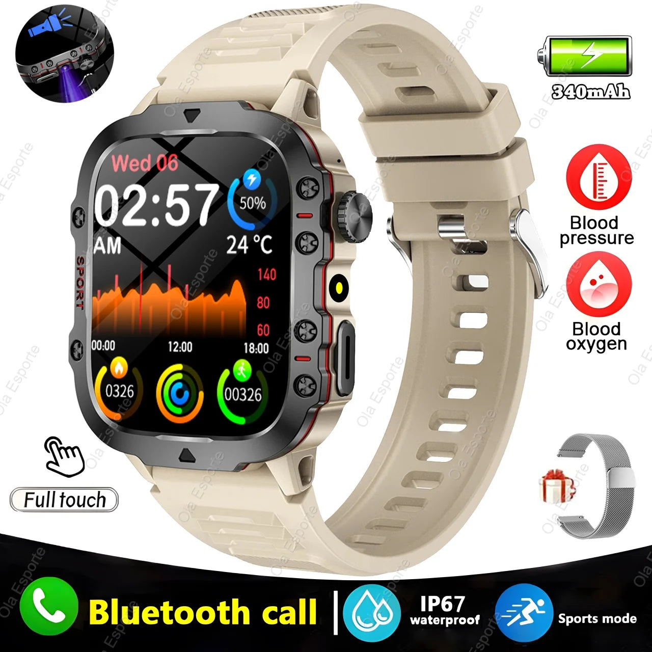 2025 New For Xiaomi Military Smart Watch - Roller