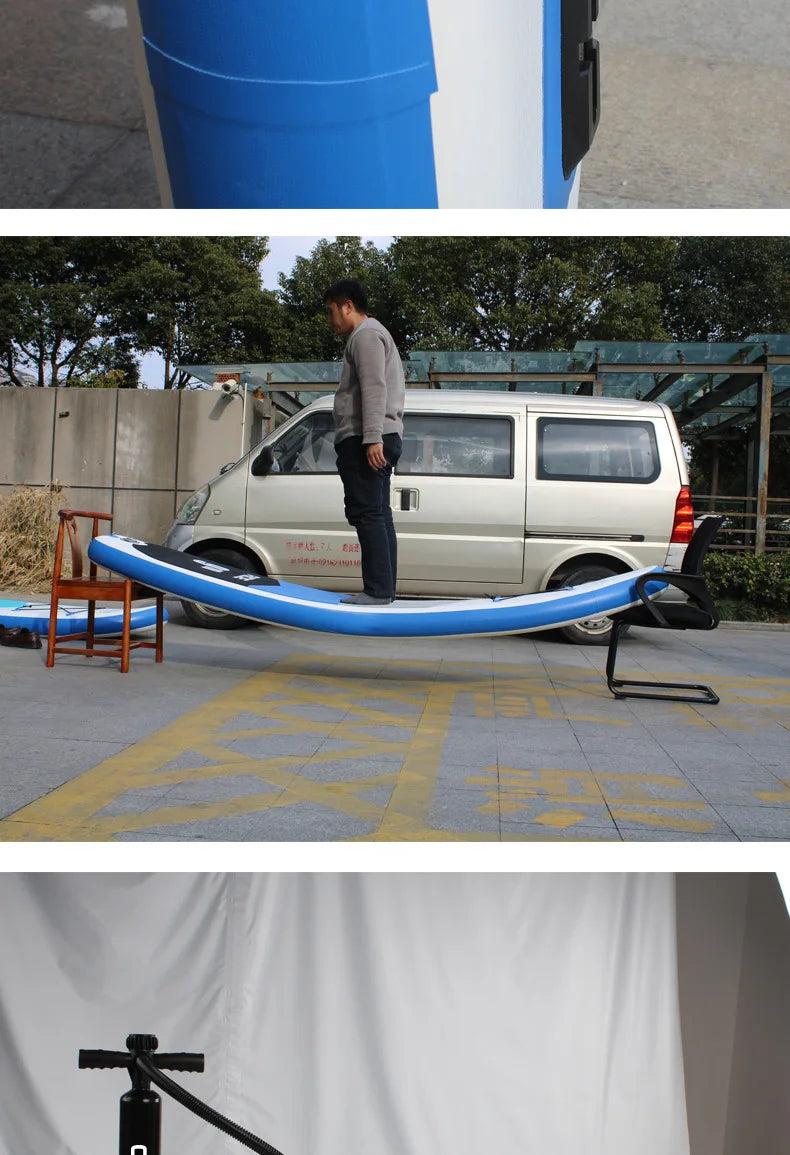 SUP Surfboard Standing Inflatable Paddle Board Adult Brushed Mesh Material Pulp Board Water Surfboard - Roller