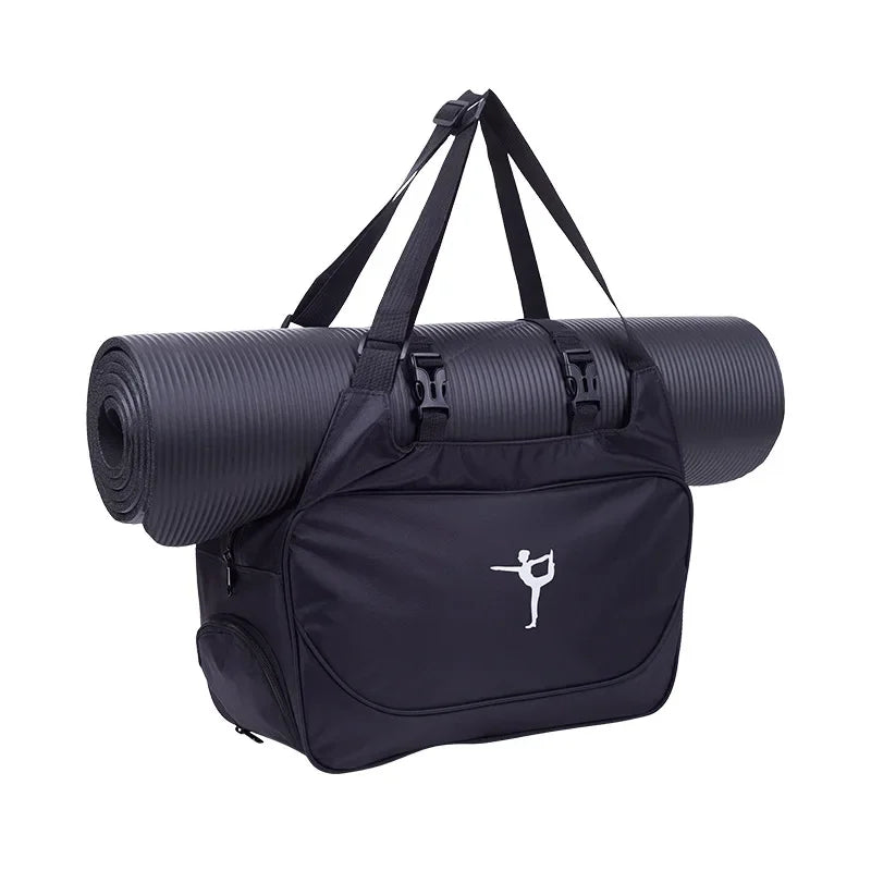 Gym Bag Yoga Mat Tote Bag WITHOUT Yoga Mat Carrier Waterproof Sports Pilates Adjustable Fitness Shoulder Sling Bags Accessories - Roller