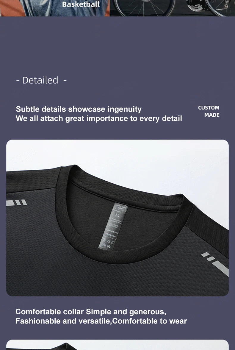 Men Women Quick Drying Running Sets Gym Fitness Suits Outdoor Short Sleeve Sports T-shirt Shorts Badminton Tennis Training Kit - Roller