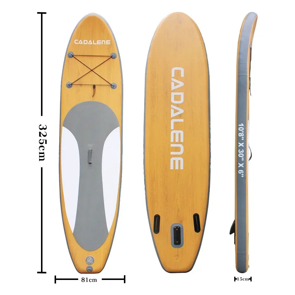 SUP Surfboard Standing Inflatable Paddle Board Adult Brushed Mesh Material Pulp Board Water Surfboard - Roller