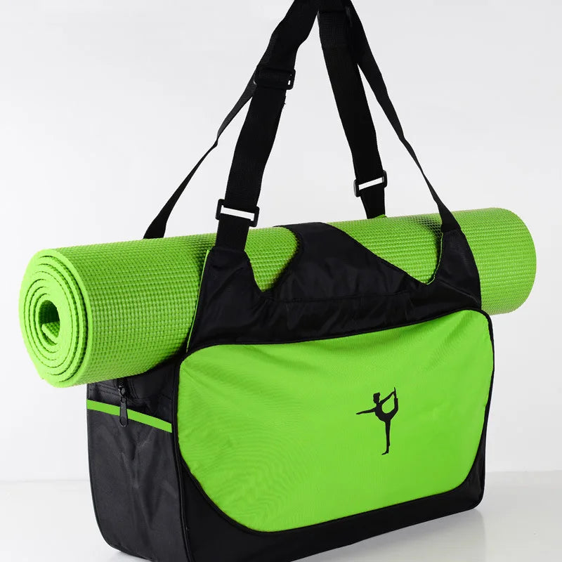 Gym Bag Yoga Mat Tote Bag WITHOUT Yoga Mat Carrier Waterproof Sports Pilates Adjustable Fitness Shoulder Sling Bags Accessories - Roller