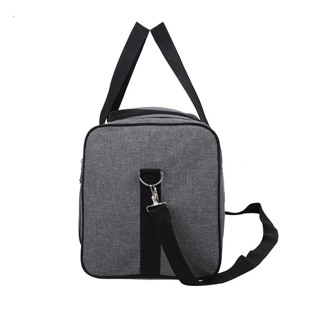 Oxford Dry Wet Separation Bags Large Capacity Portable Gym Bags Multifunctional Wear-resistant Side Zippers for Travel Swimming - Roller