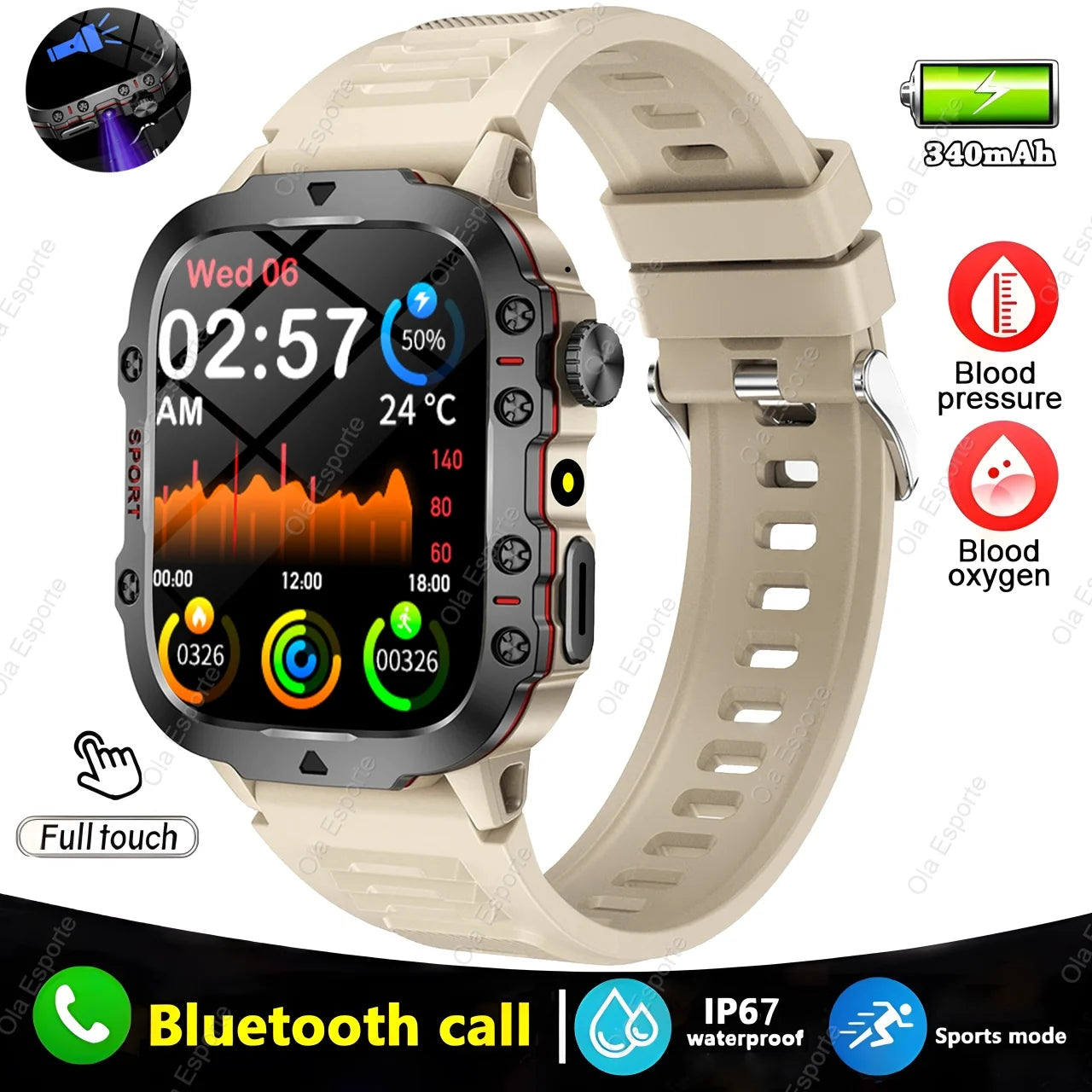 2025 New For Xiaomi Military Smart Watch - Roller