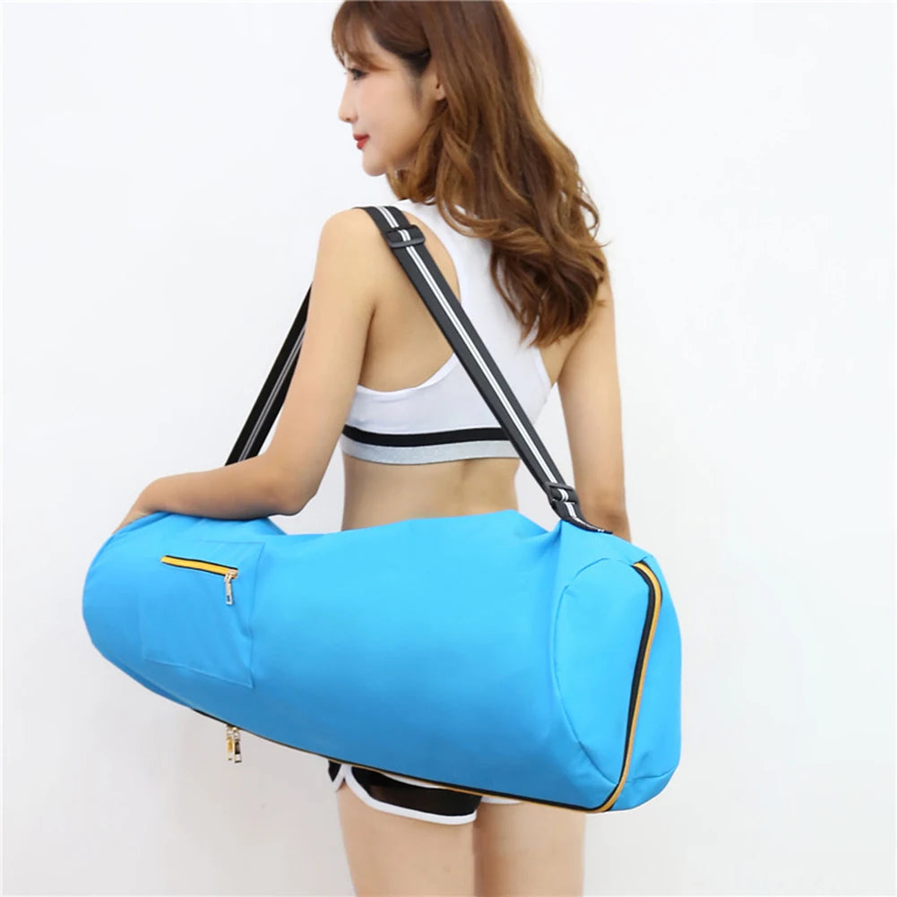 80cm Fitness Storage Bag Multifunctional Oxford Yoga Mat Storage Pocket Large Capacity Lightweight Foldable for Outdoor Camping - Roller