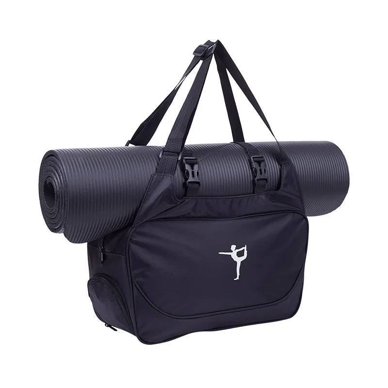 Gym Bag Yoga Mat Tote Bag WITHOUT Yoga Mat Carrier Waterproof Sports Pilates Adjustable Fitness Shoulder Sling Bags Accessories - Roller