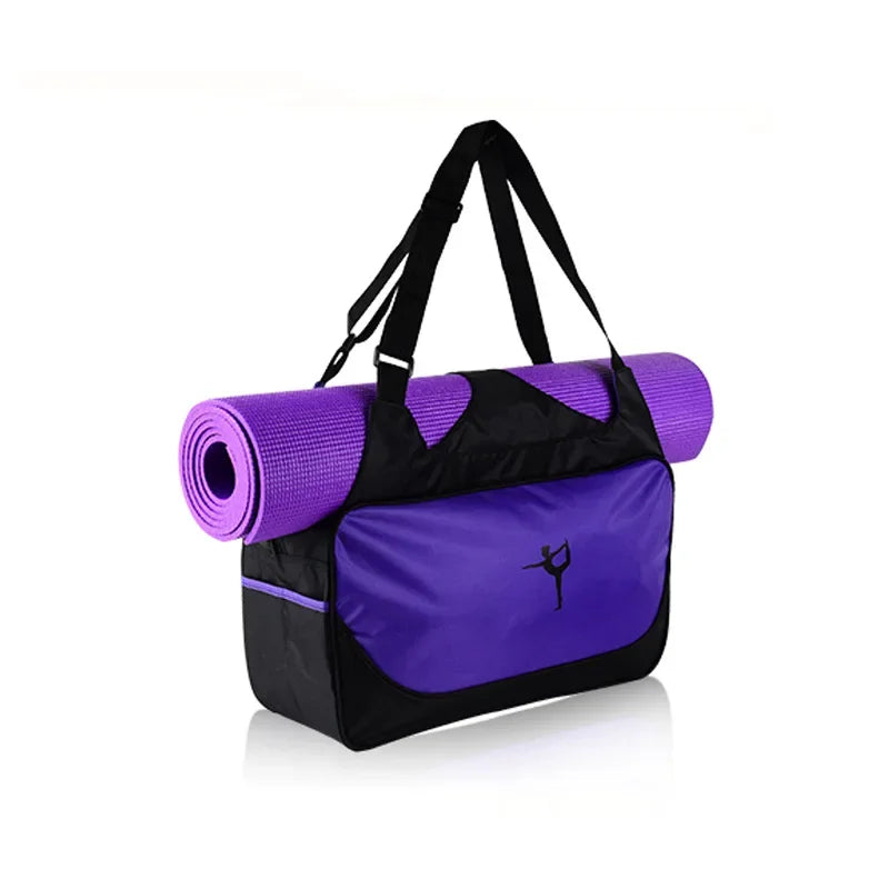 Gym Bag Yoga Mat Tote Bag WITHOUT Yoga Mat Carrier Waterproof Sports Pilates Adjustable Fitness Shoulder Sling Bags Accessories - Roller