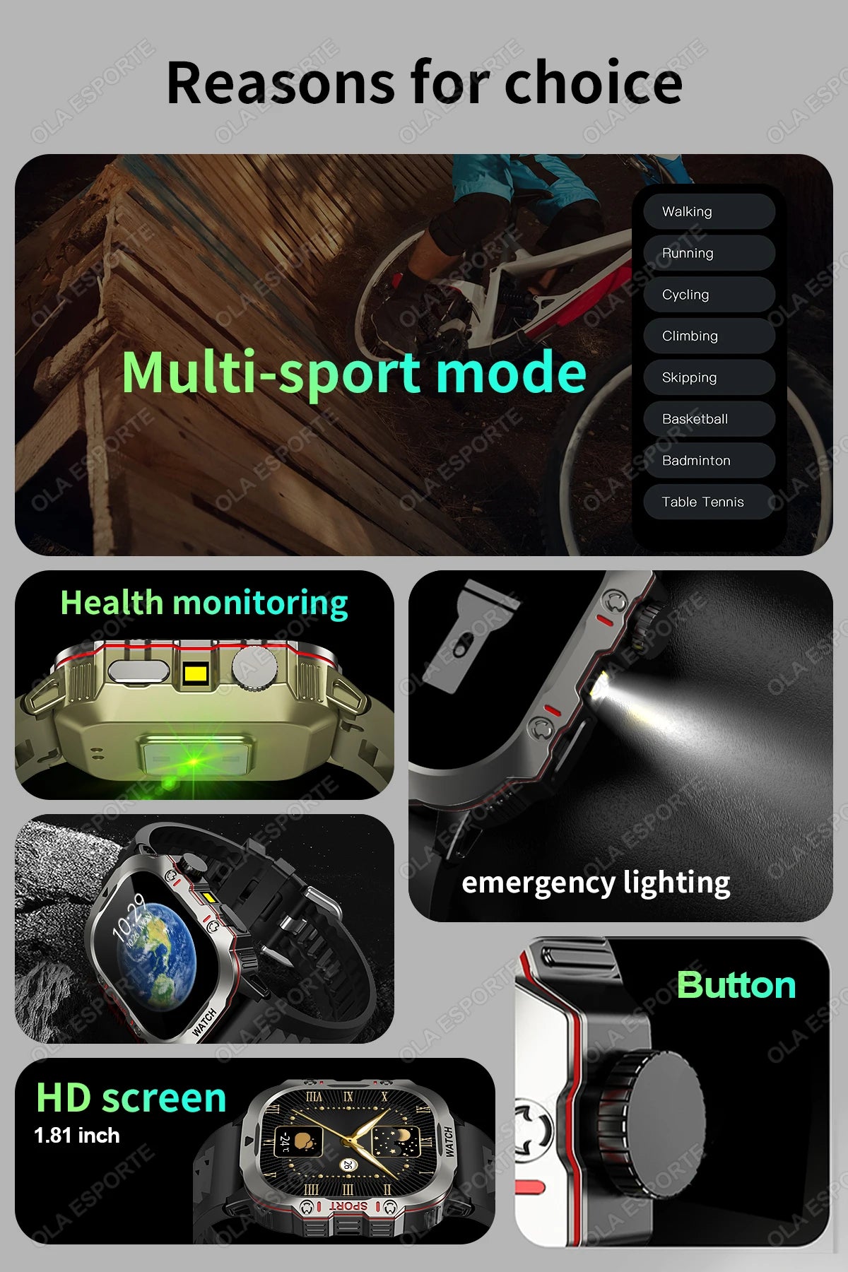 2025 New For Xiaomi Military Smart Watch - Roller