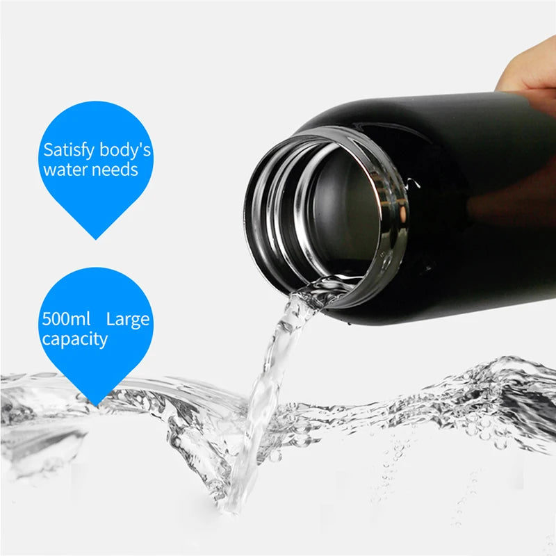 Bicycle Water Bottle Vacuum Stainless Steel Cycling Water Bottle Modern Double Walled Simple Thermo Mug Insulated Water Bottle - Roller