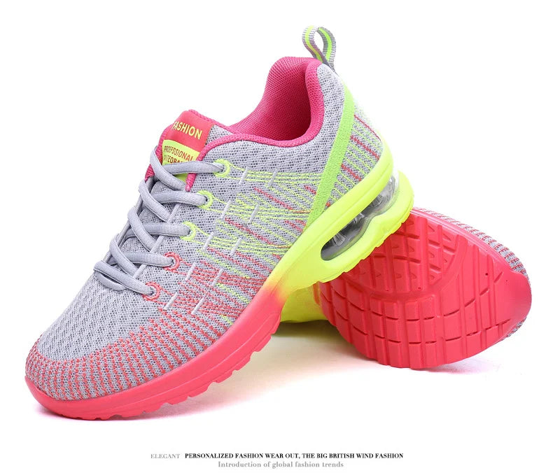Running Shoes for Women Outdoor Breathable Fashion Womens Jogging Shoes Fitness Sneakers Colorful Cushion Sneaker Female - Roller