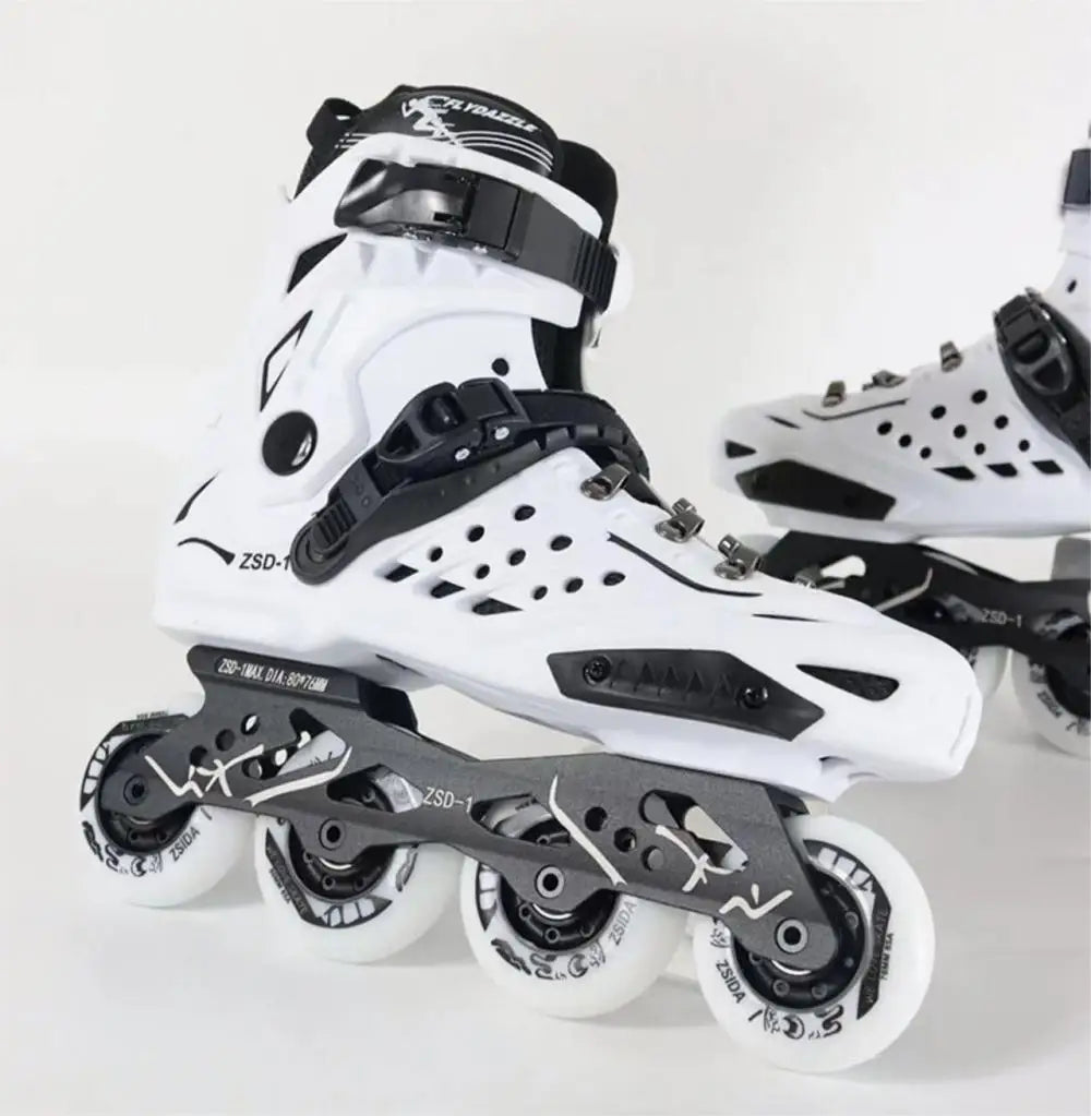 Inline Skates Professional Roller Skate Shoes Slalom Adult Roller Skating Shoes Sliding Free Skate Sneakers Patins 35-46 - Roller