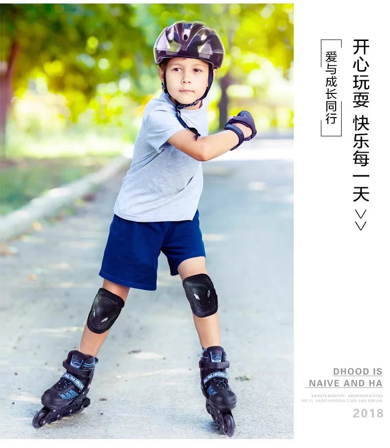 Adjustable Inline Roller Skate Shoes Professional Flashing Sliding Sneaker Outdoor Racing Speed Skating 4 Wheels Shoes Gifts - Roller