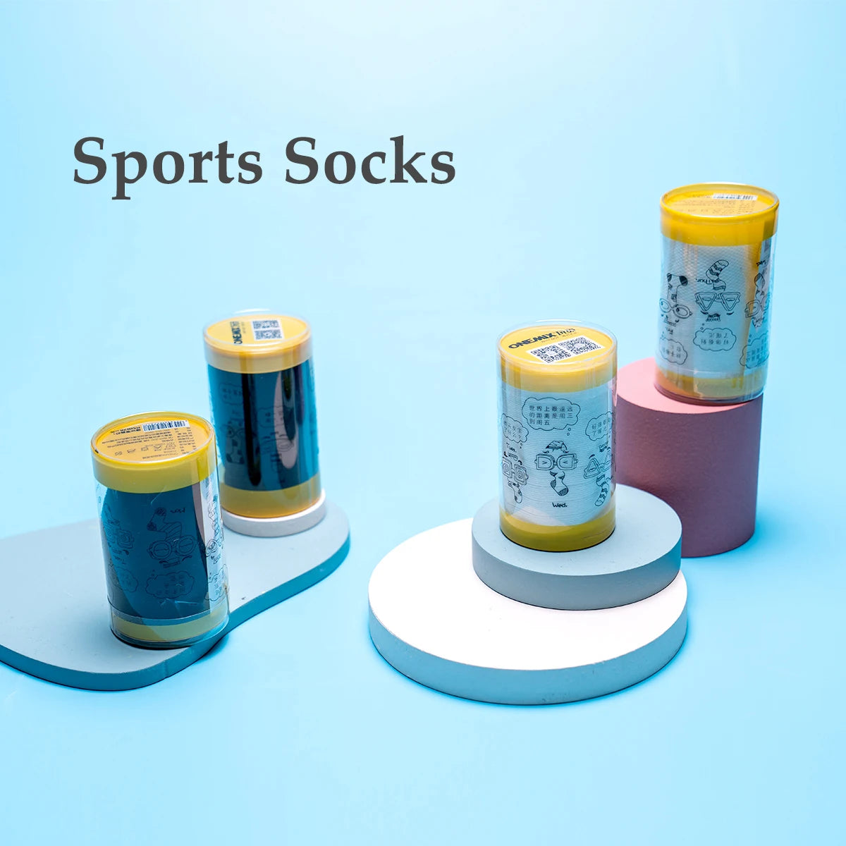 ONEMIX new Men women Sports Socks Comfortable Soft Indoor Casual Training Cotton thick Socks For Running Socks - Roller