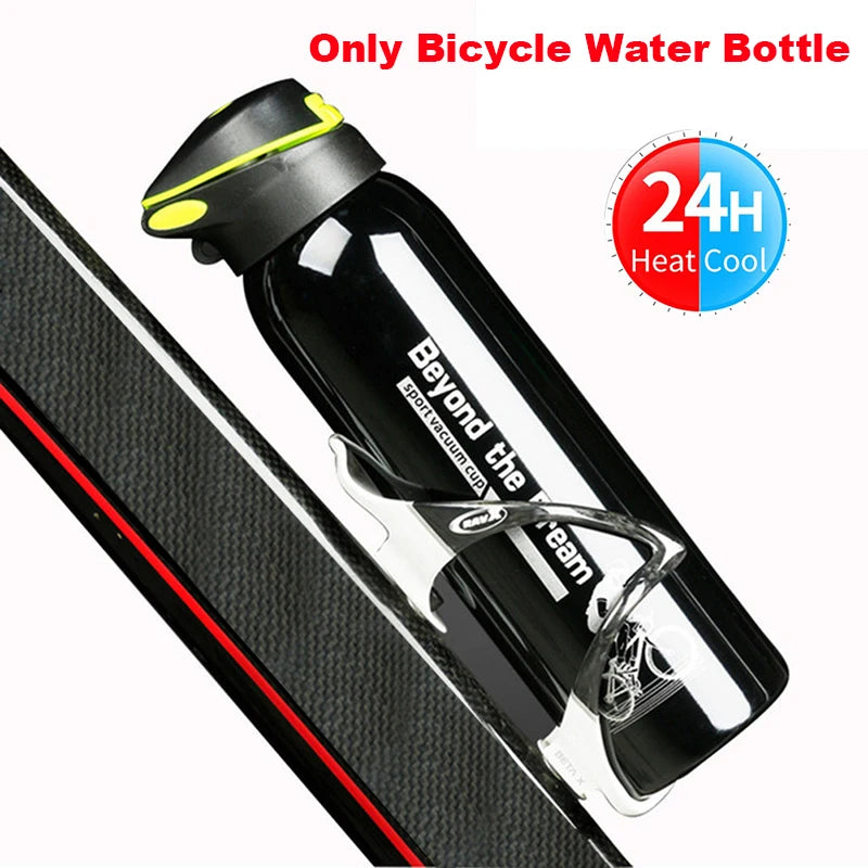 Bicycle Water Bottle Vacuum Stainless Steel Cycling Water Bottle Modern Double Walled Simple Thermo Mug Insulated Water Bottle - Roller