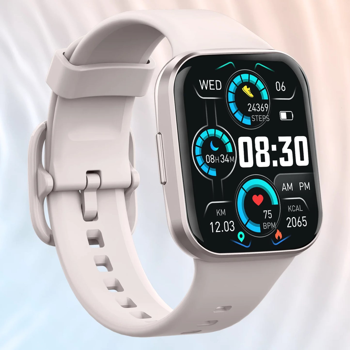 Nerunsa Smart Watch, 1.69" HD Touch Screen Fitness Watch - Roller