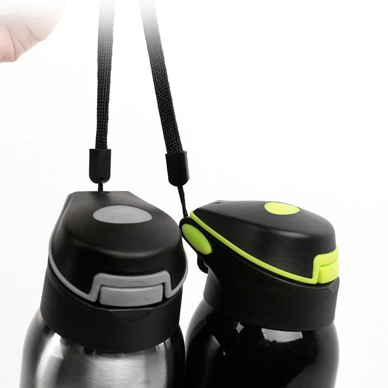 Bicycle Water Bottle Vacuum Stainless Steel Cycling Water Bottle Modern Double Walled Simple Thermo Mug Insulated Water Bottle - Roller