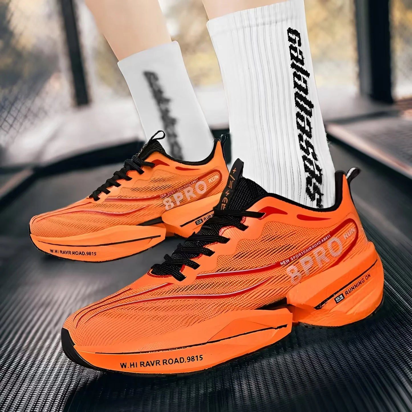 Carbon Plate Air Cushion Men Sports Marathon Running Shoes Breathable Lightweight Women Comfortable Athletic Nonskid Sneakers - Roller