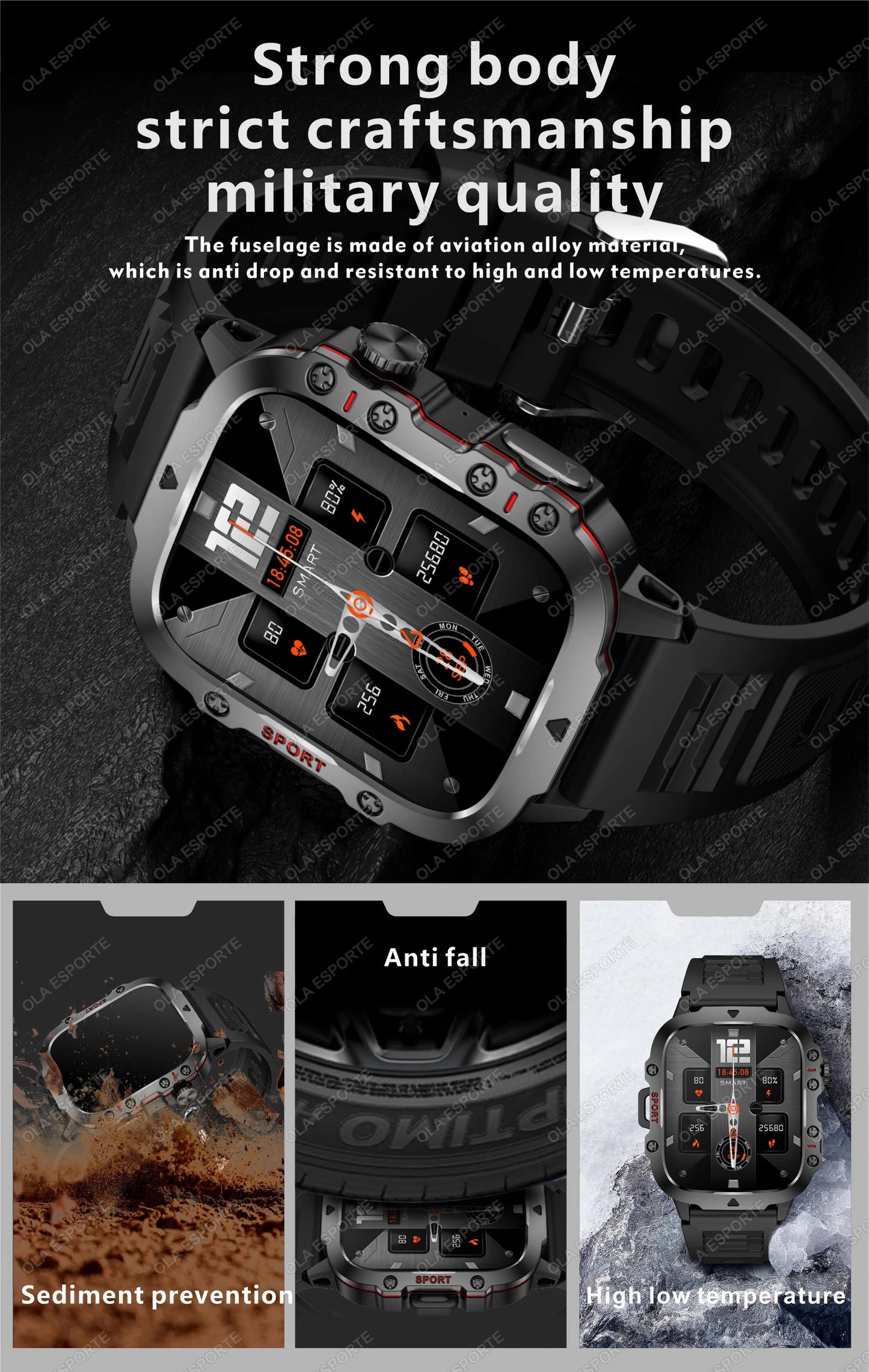 2025 New For Xiaomi Military Smart Watch - Roller
