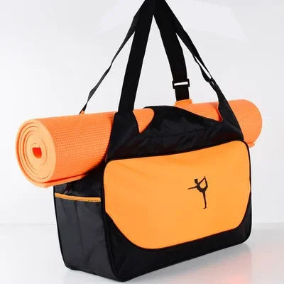 Gym Bag Yoga Mat Tote Bag WITHOUT Yoga Mat Carrier Waterproof Sports Pilates Adjustable Fitness Shoulder Sling Bags Accessories - Roller