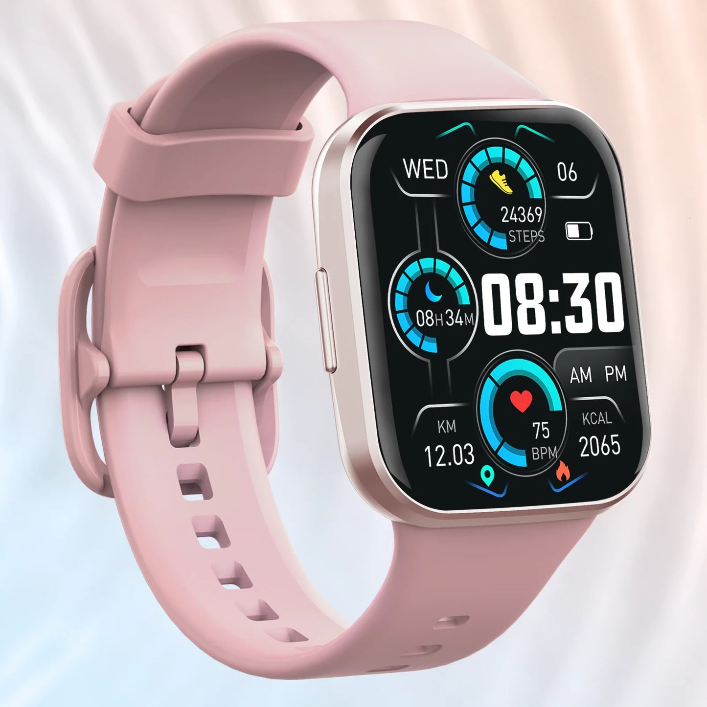 Nerunsa Smart Watch, 1.69" HD Touch Screen Fitness Watch - Roller