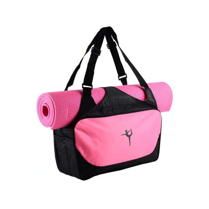Gym Bag Yoga Mat Tote Bag WITHOUT Yoga Mat Carrier Waterproof Sports Pilates Adjustable Fitness Shoulder Sling Bags Accessories - Roller
