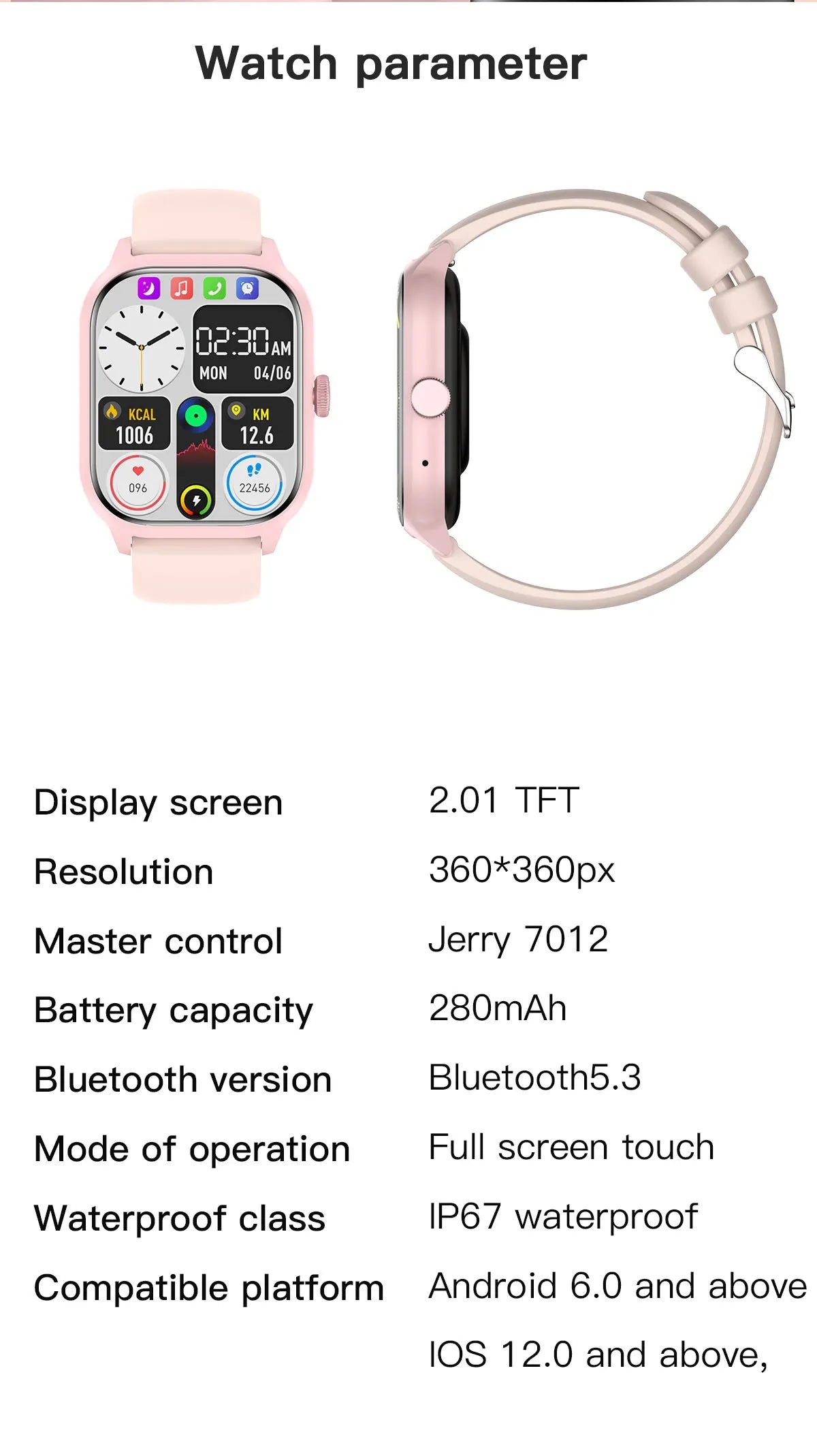LEMFO LT10 Smart Watch 2025 - Roller