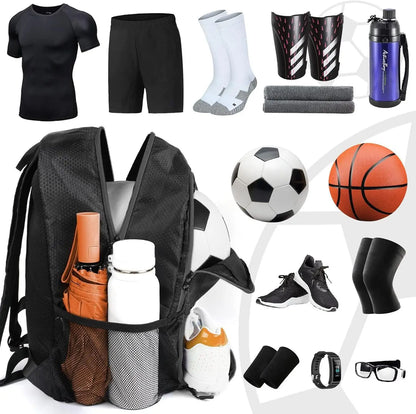 Cross border new backpack football bag waterproof sports equipment bag outdoor basketball volleyball bag convenient and lightwei - Roller