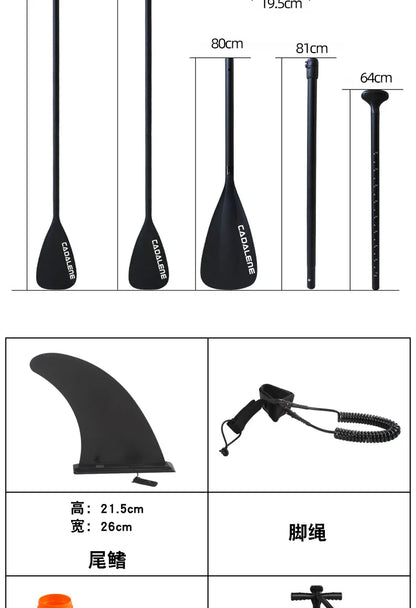 SUP Surfboard Standing Inflatable Paddle Board Adult Brushed Mesh Material Pulp Board Water Surfboard - Roller