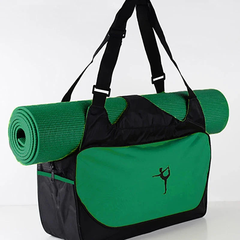 Gym Bag Yoga Mat Tote Bag WITHOUT Yoga Mat Carrier Waterproof Sports Pilates Adjustable Fitness Shoulder Sling Bags Accessories