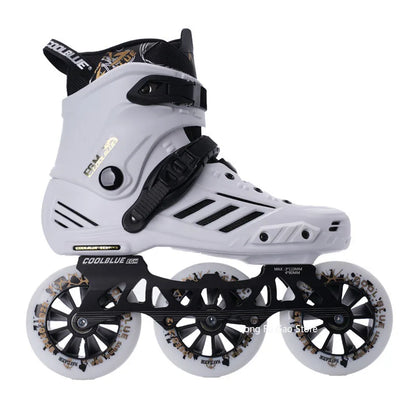 Big three wheel speed skates adult professional racing roller skates adult roller skating children skates for men and women - Roller
