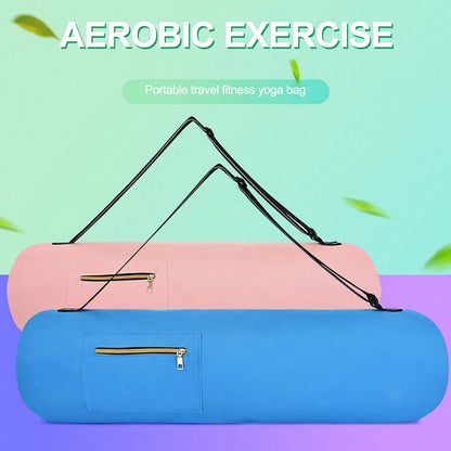 80cm Fitness Storage Bag Multifunctional Oxford Yoga Mat Storage Pocket Large Capacity Lightweight Foldable for Outdoor Camping