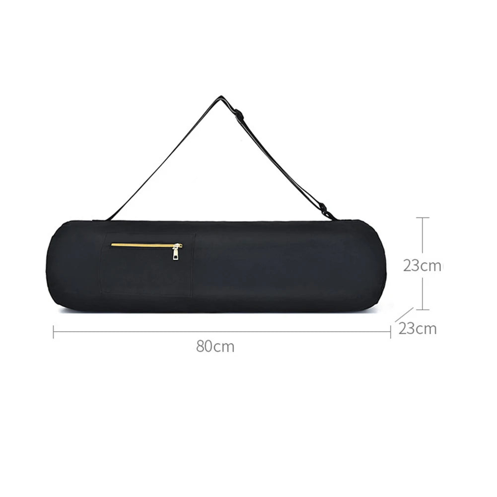 80cm Fitness Storage Bag Multifunctional Oxford Yoga Mat Storage Pocket Large Capacity Lightweight Foldable for Outdoor Camping