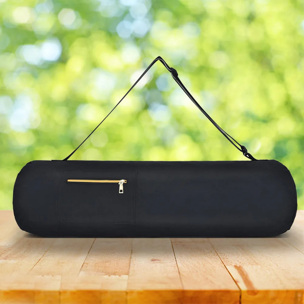 80cm Fitness Storage Bag Multifunctional Oxford Yoga Mat Storage Pocket Large Capacity Lightweight Foldable for Outdoor Camping