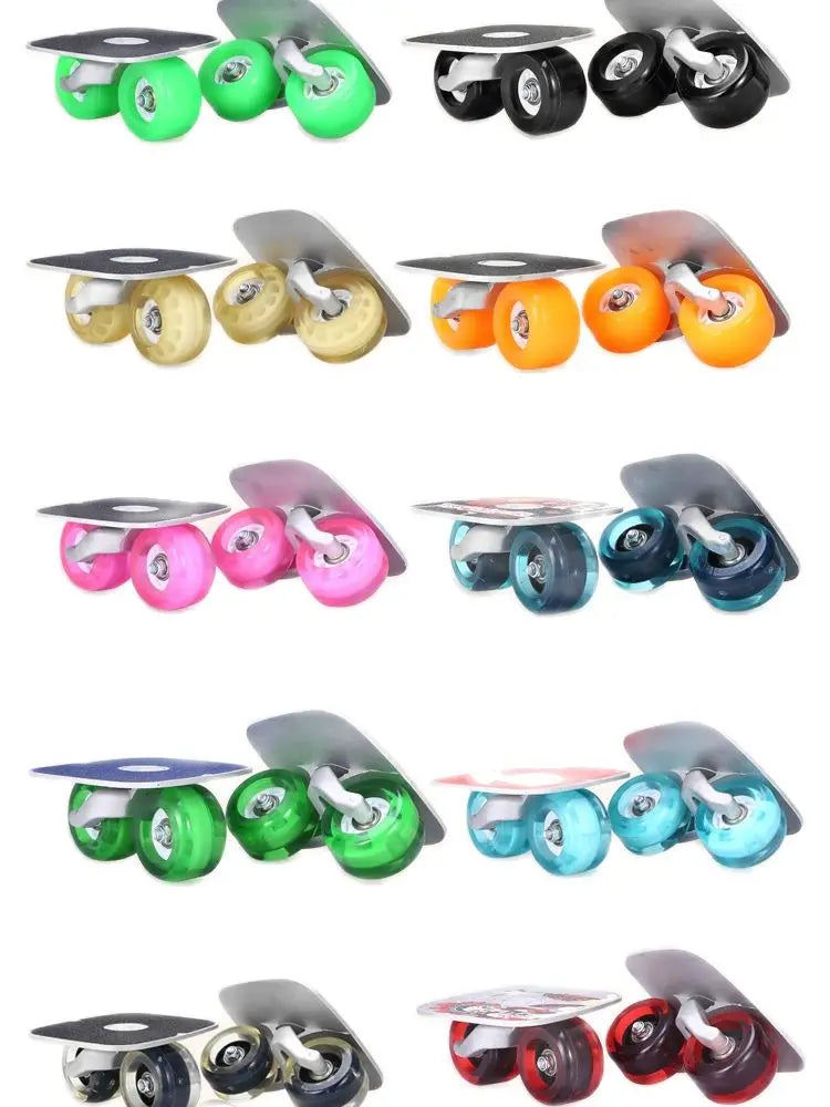 Split Drift Board PU Wheel Alloy Board Kids Adult Skateboard - Roller