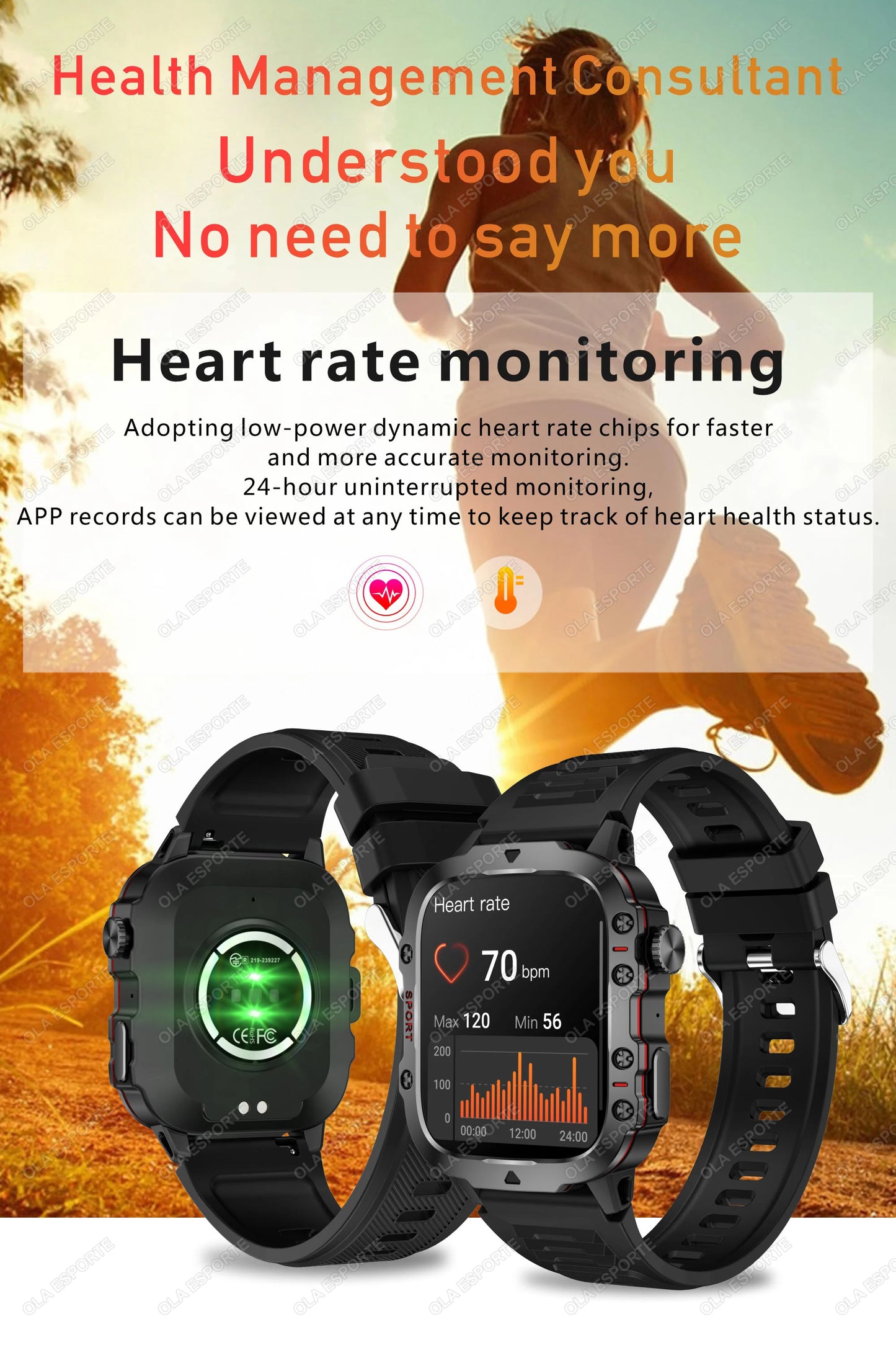 2025 New For Xiaomi Military Smart Watch