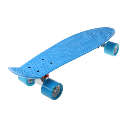 22 inch Four-wheel Skateboard Single-Warp Kick Skate Board Aluminum Bracket for Beginners Boys Girls